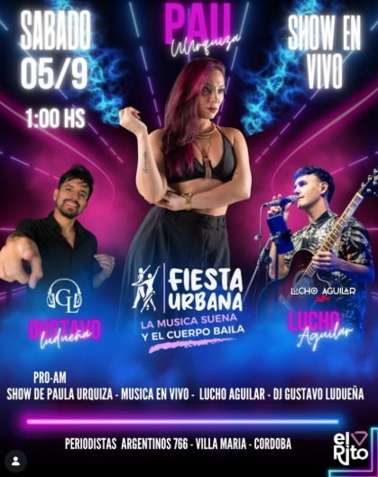 Fiesta Urbana con Pau Urquiza y Lucho Aguilar
