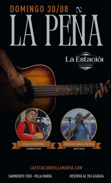 La Peña con Guli Moreno y Sergio Baigorria