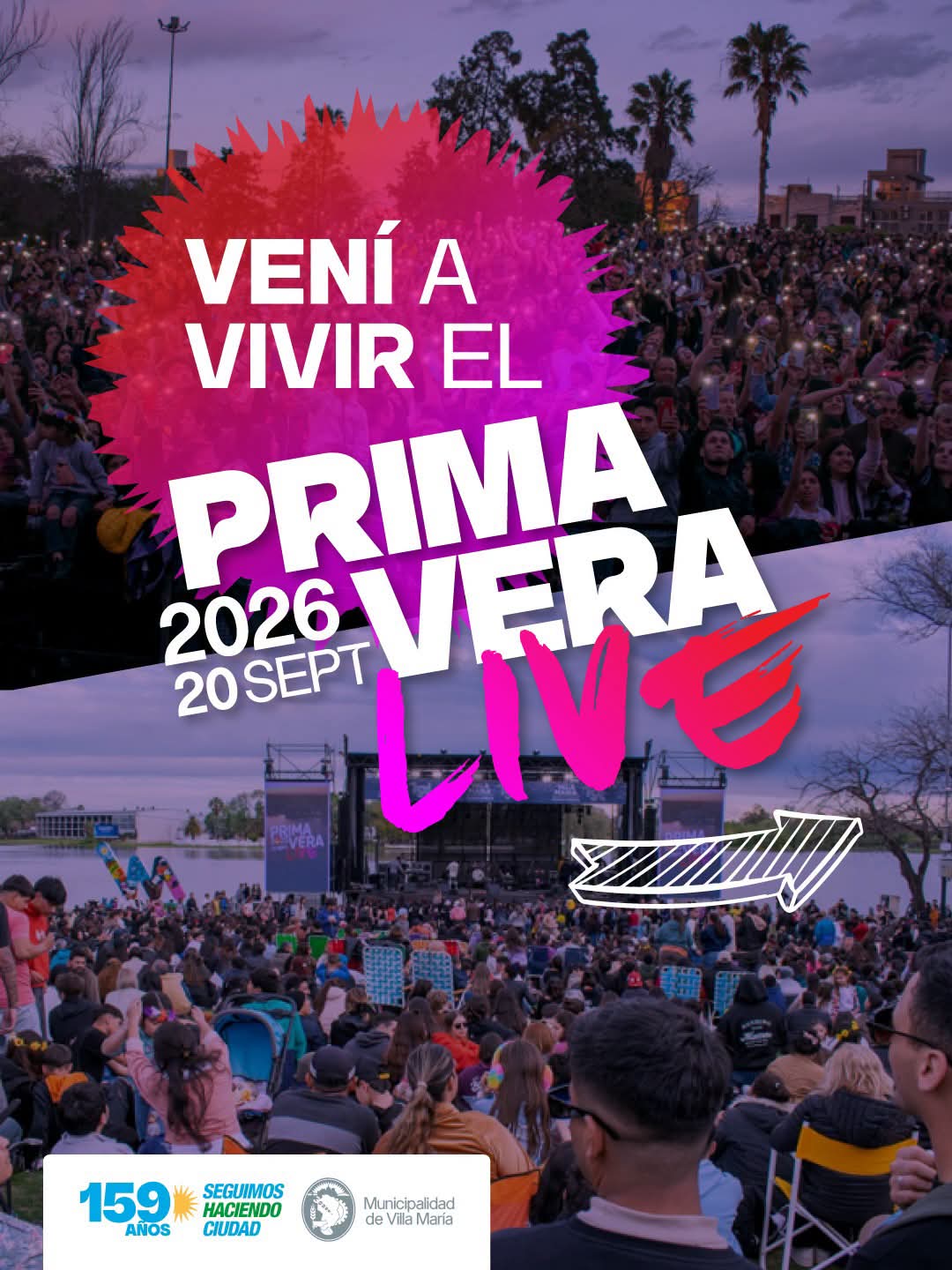 Se viene PRIMAVERA LIVE 2026
