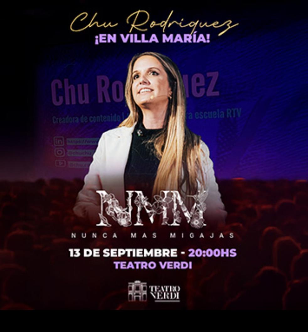 «Nunca Más Migajas”, con Chu Rodríguez,