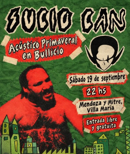 Recital acústico de Sucio Can, tributo a Los Piojos