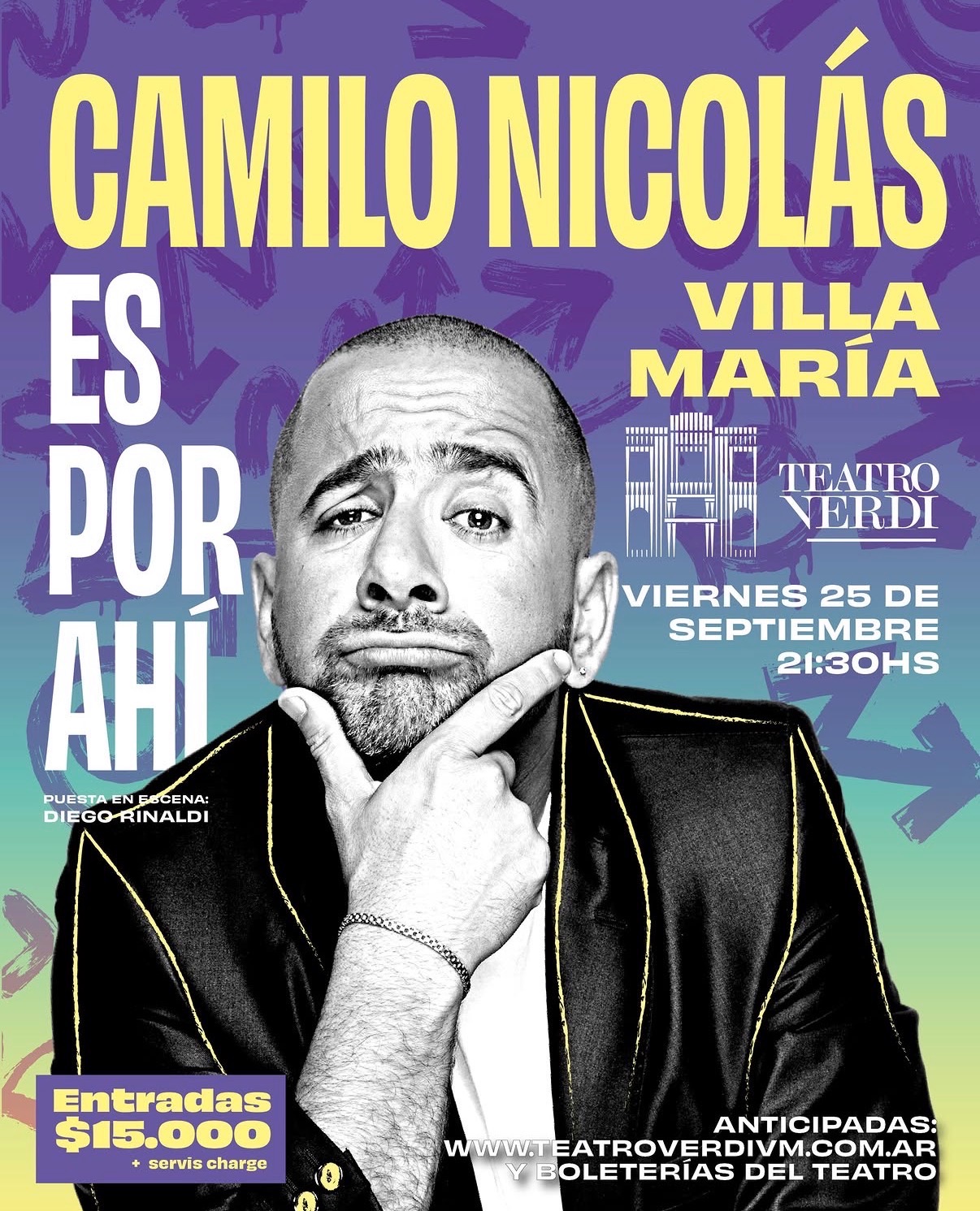Show de Camilo Nicolás “Es por ahí”