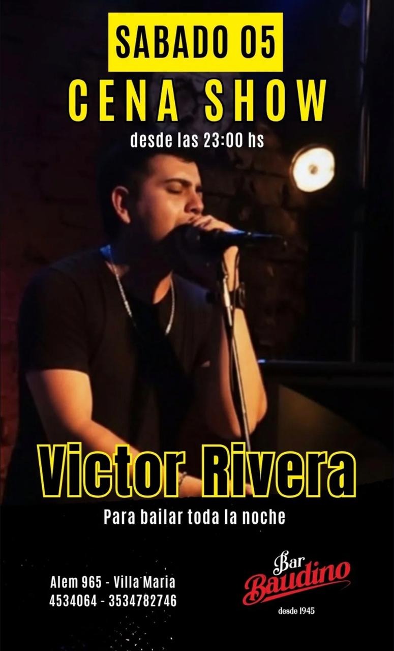 Cena show con Víctor Rivera