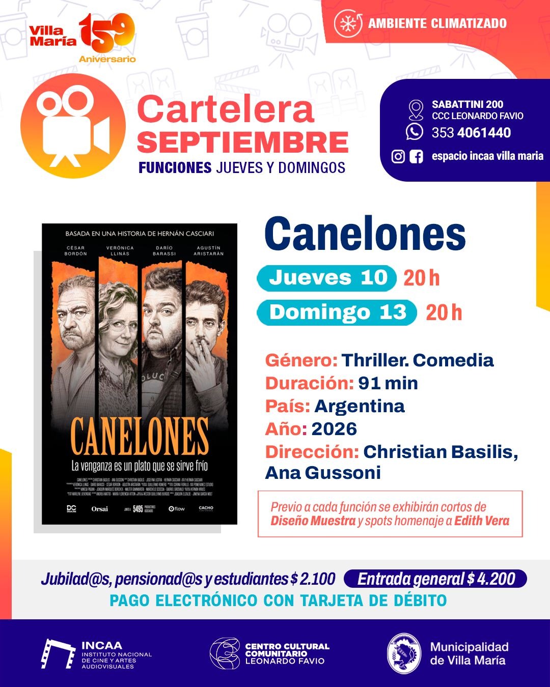 Filme «Canelones»