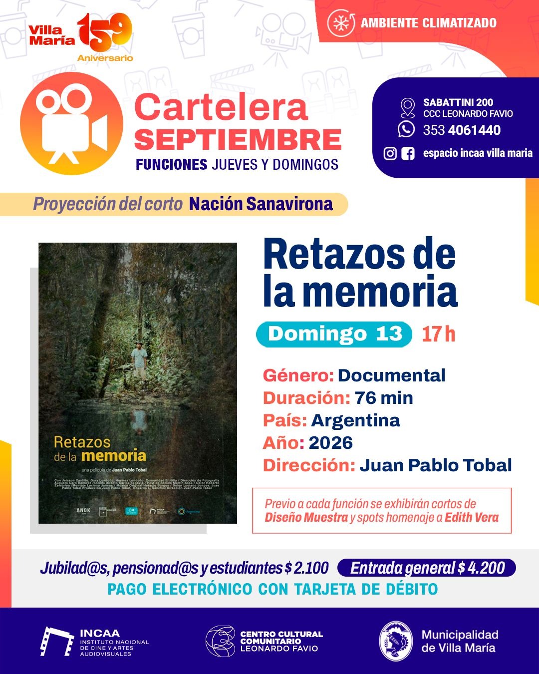 Corto «Nación Saravirona» y documental «Retazos de la memoria»