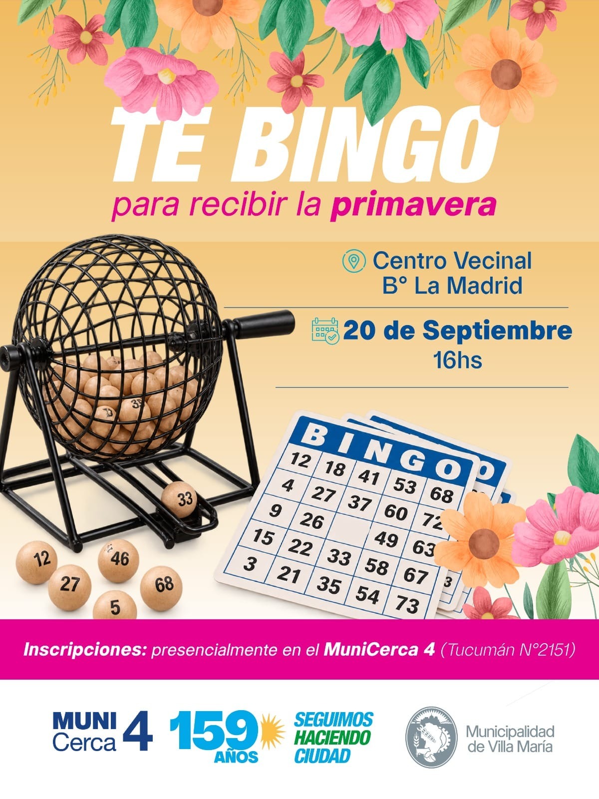 Té Bingo para recibir la primavera