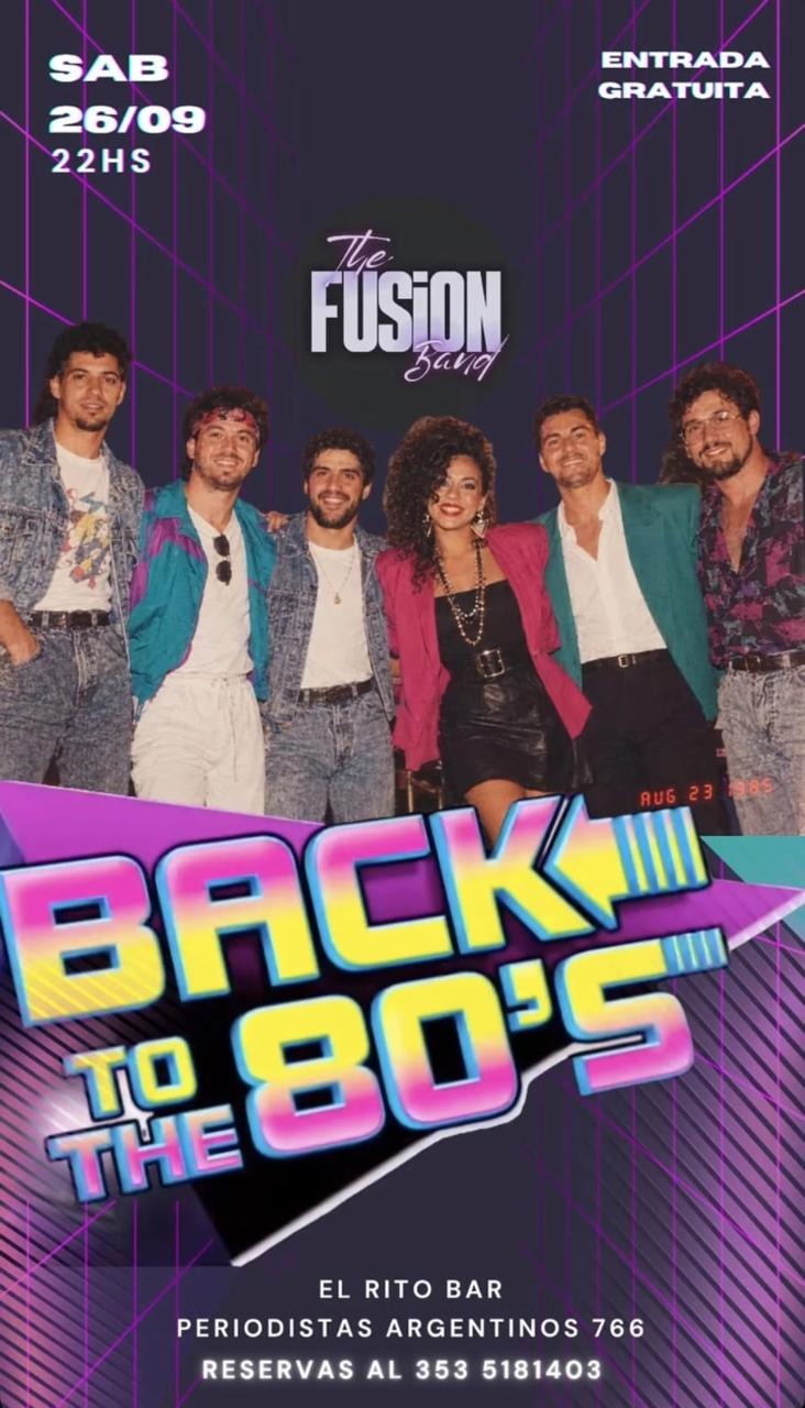 Recital de The Fusion Band «Back to the 80s»
