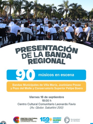 Presentación de la Banda Regional