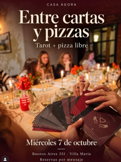 Velada «Entre cartas y pizzas»