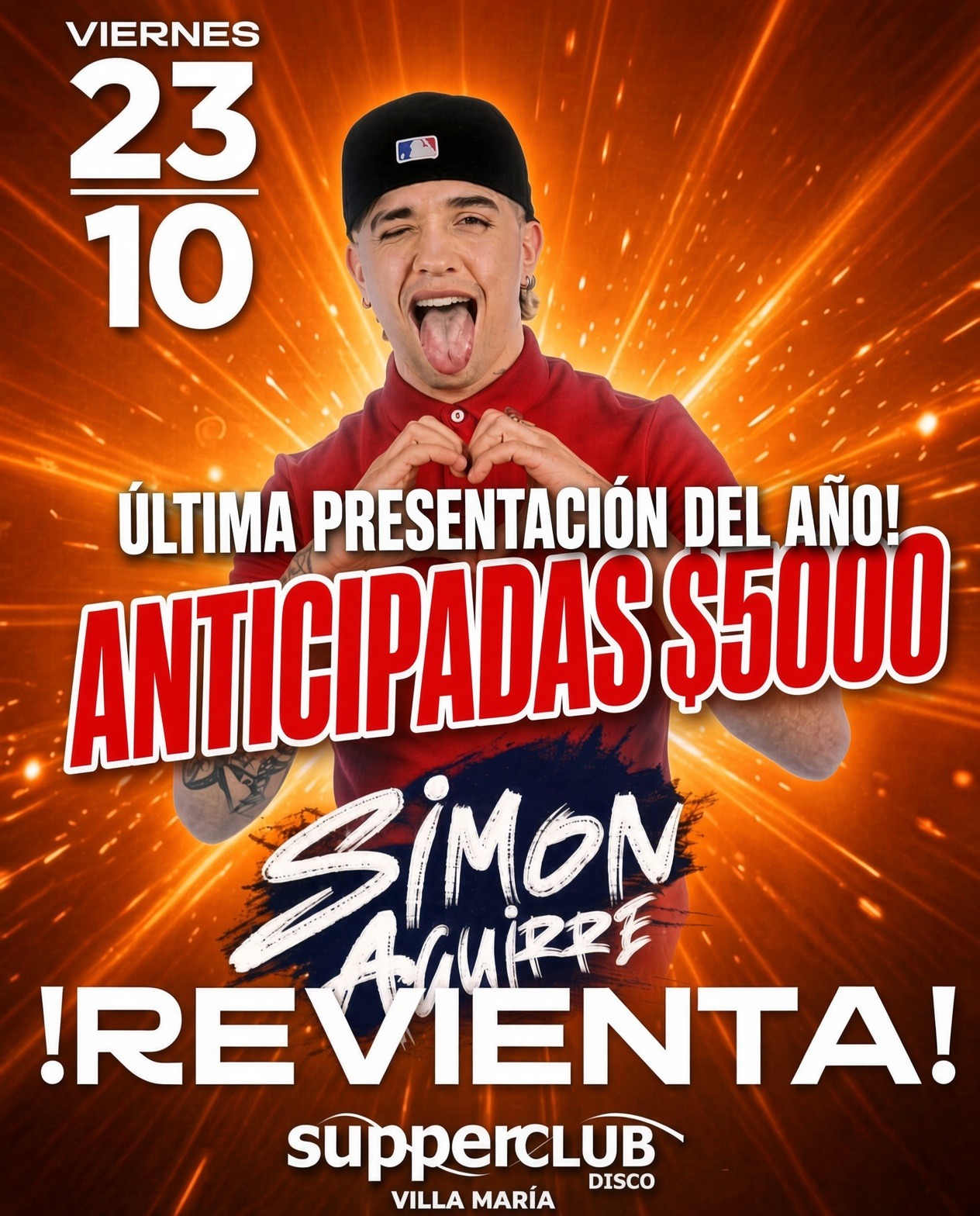 Show de Simón Aguirre