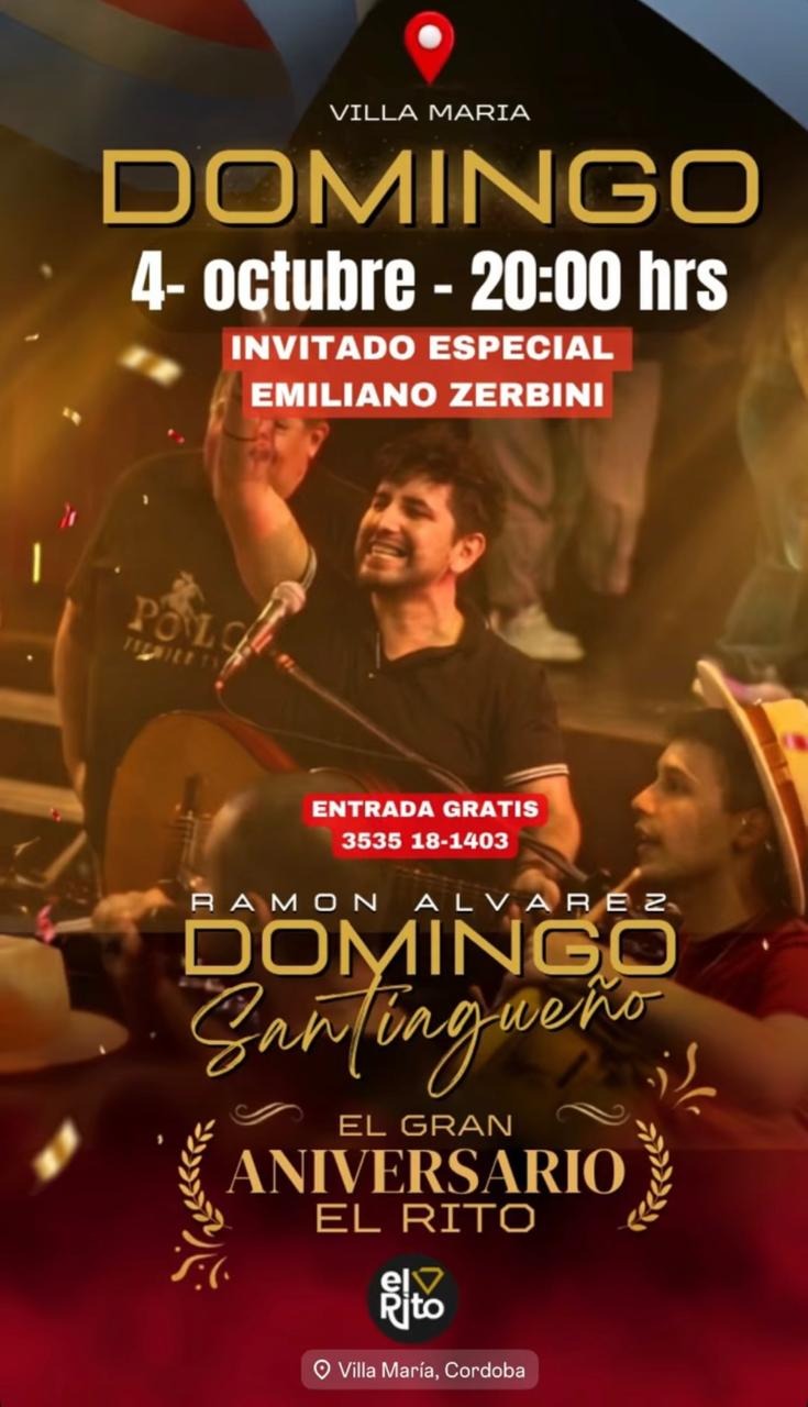 Domingo Santiagueño con Emiliano Zerbini