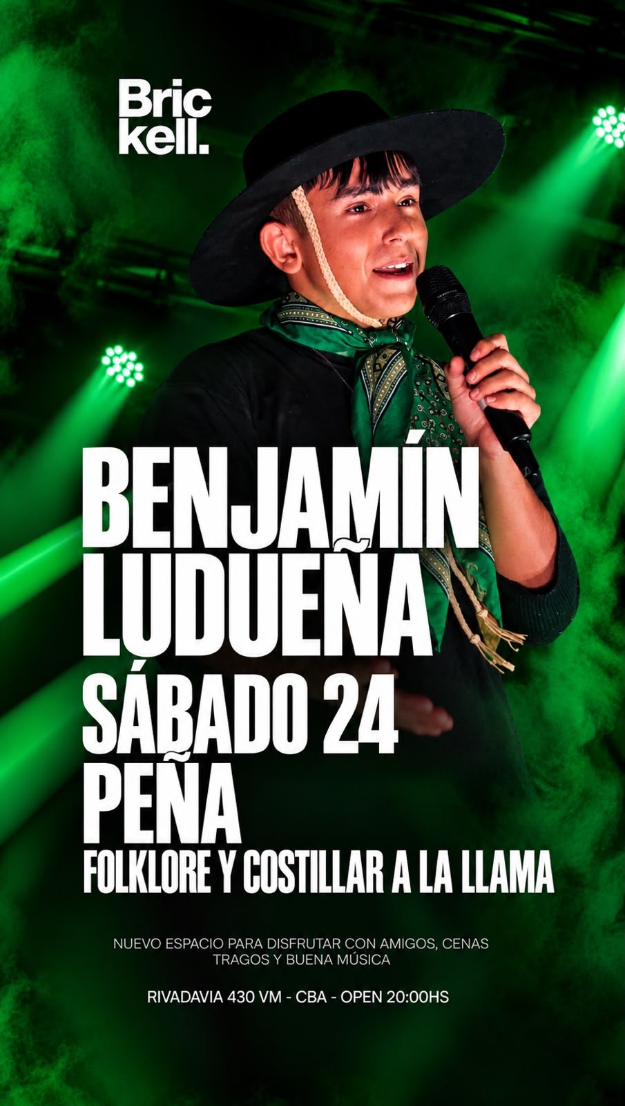 Peña con Benjamín Ludueña