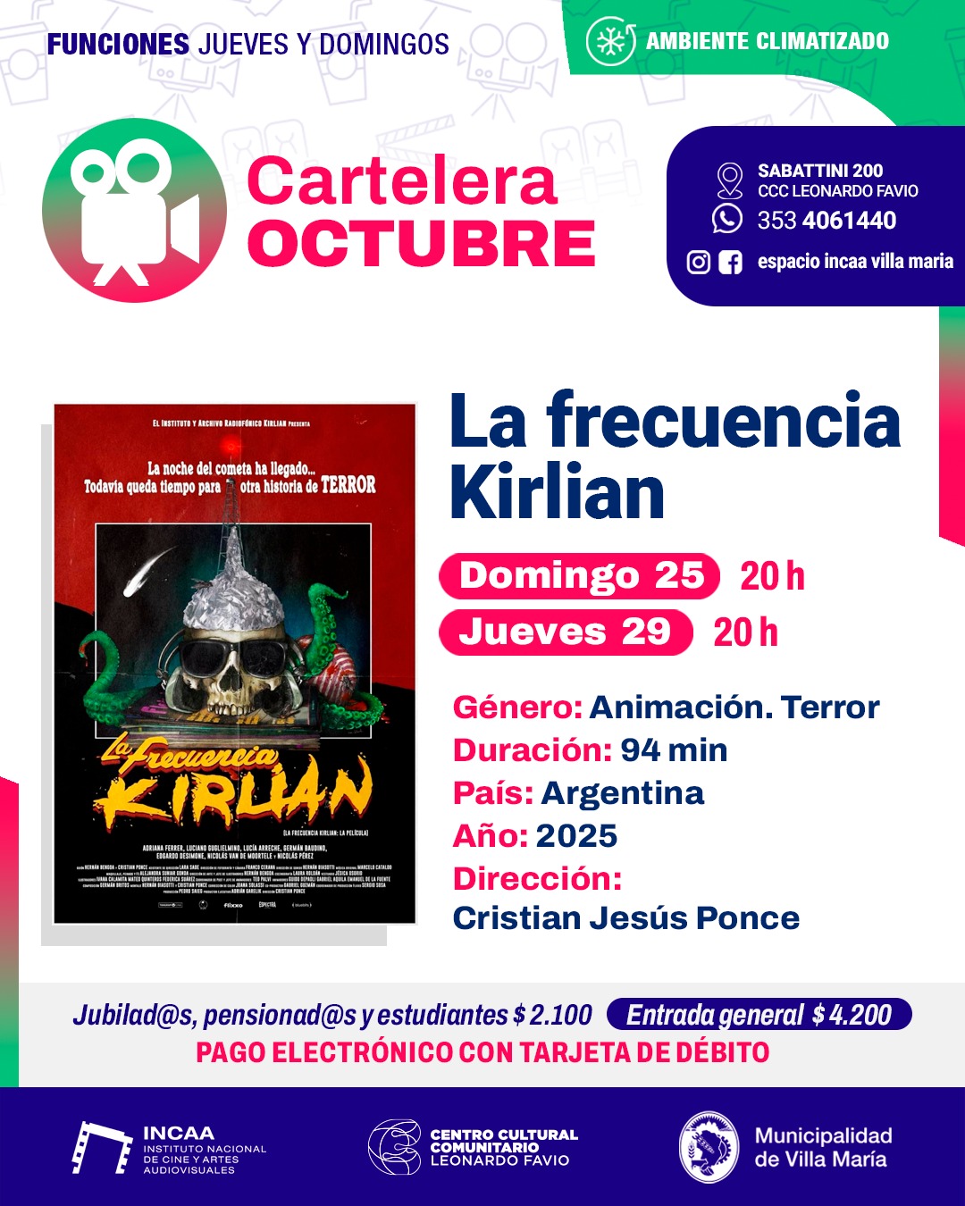 Filme «La frecuencia Kirlian»