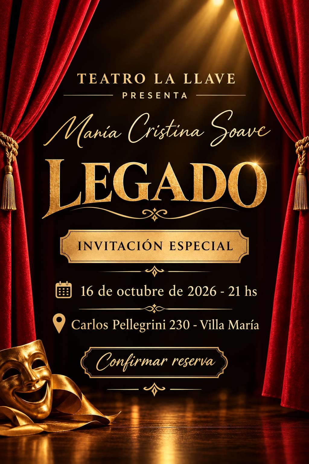 Espectáculo «Legado» por 65 años de trayectoria de María Cristina Soave