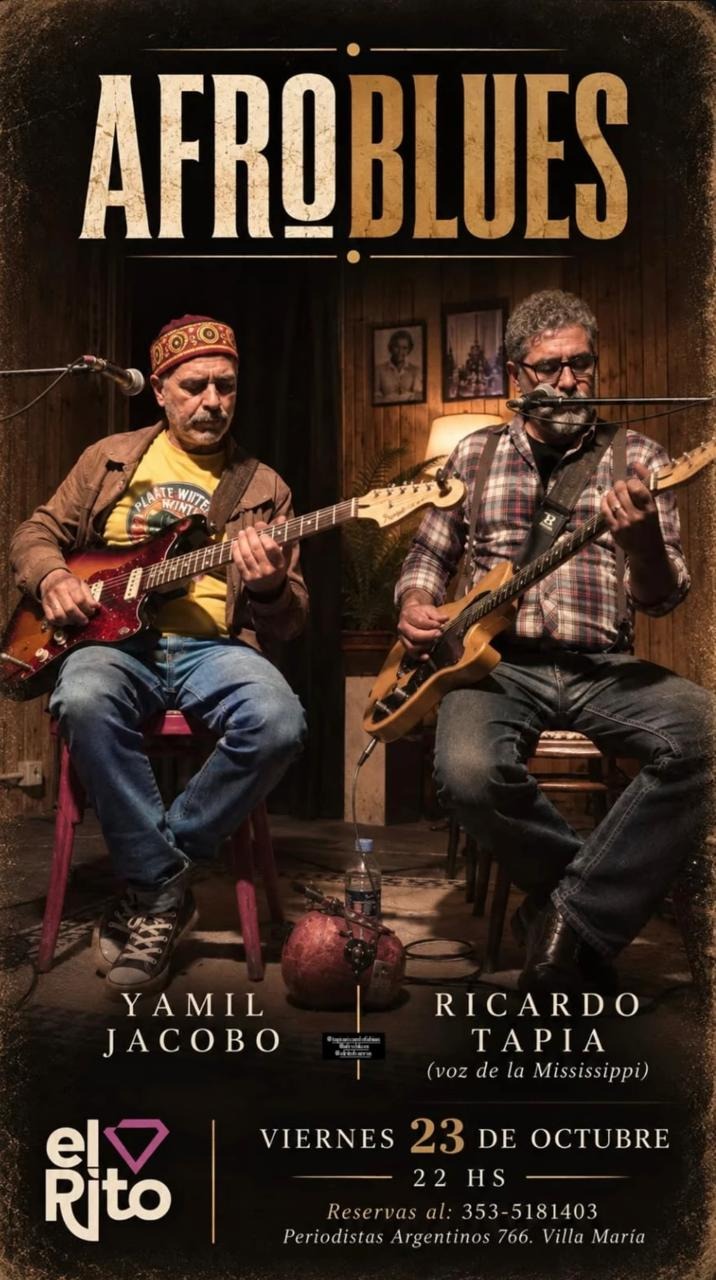 Recital del Afroblues, Yamil Jacobo y Ricardo Tapia