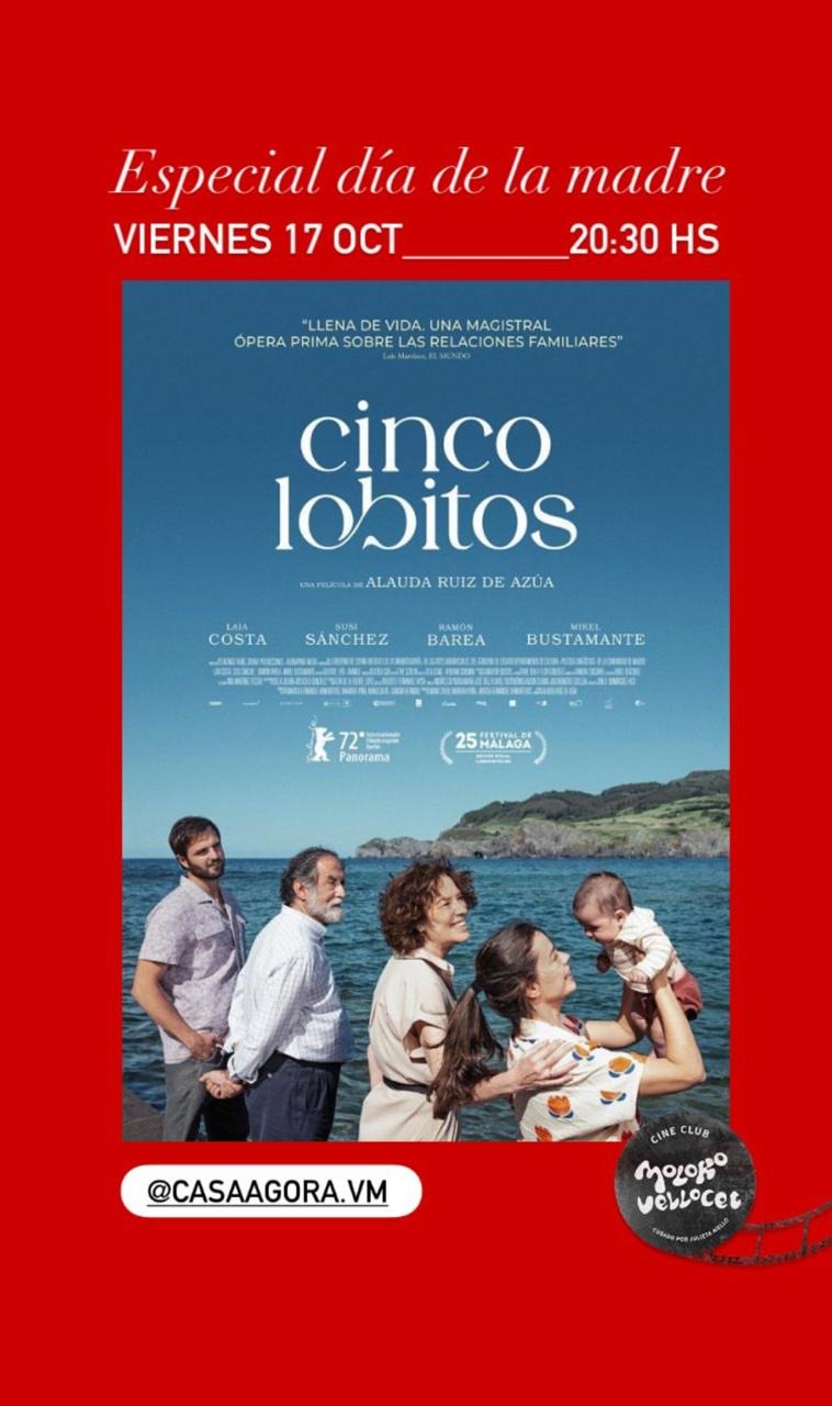 Cineclub con el filme «Cinco lobitos»