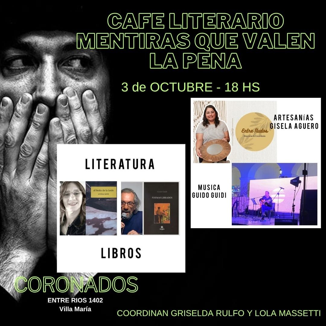 Café literario «Mentiras que valen la pena»