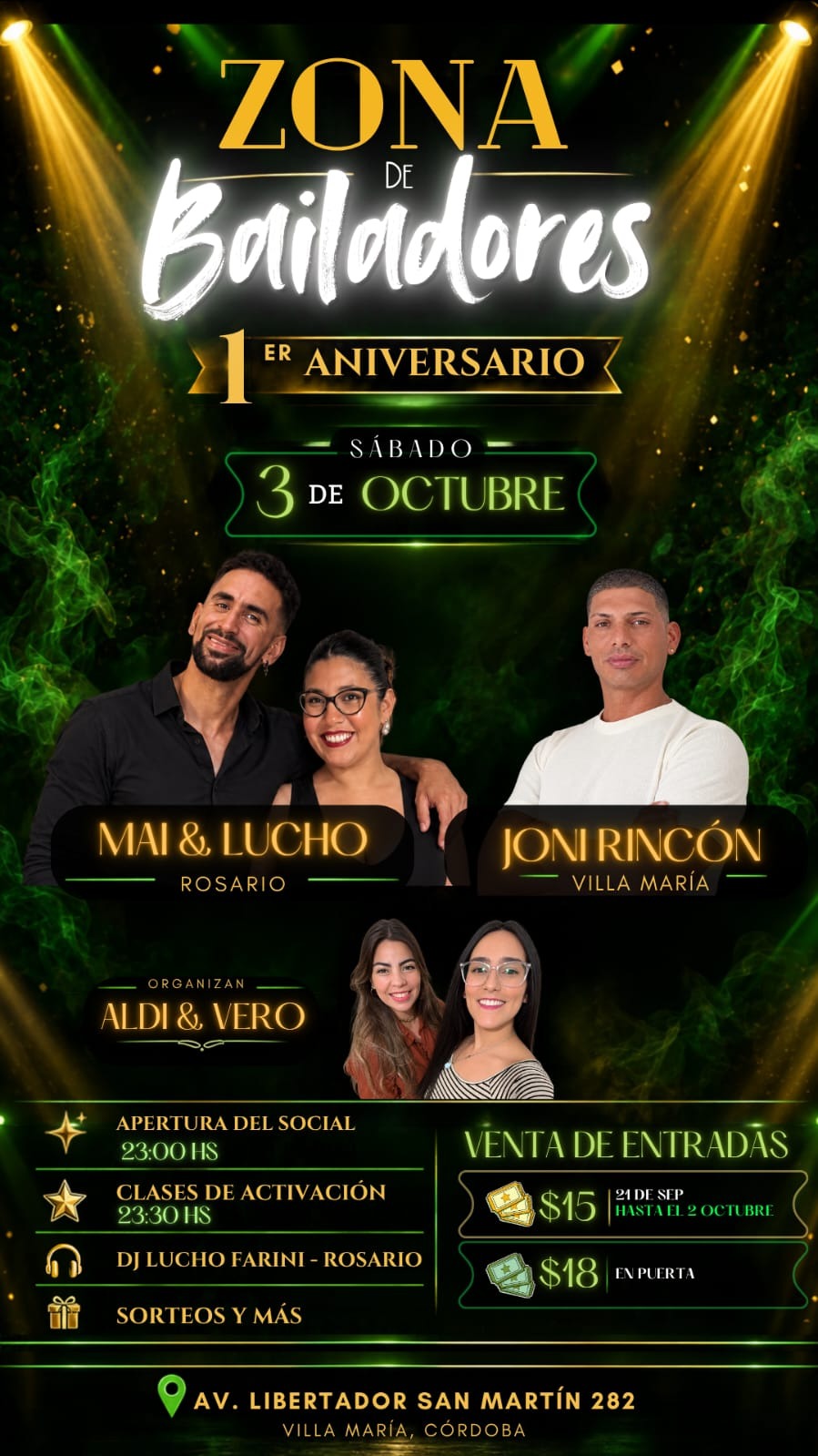 1º aniversario de Zona de Bailadores