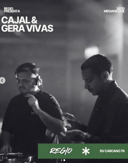 Djs Cajal y Gera Vivas